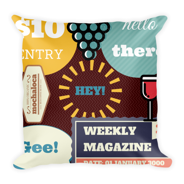 Weekly Magazine Pillow