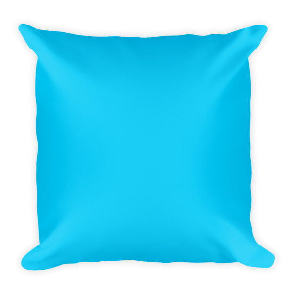 Deep Sky Blue Pillow